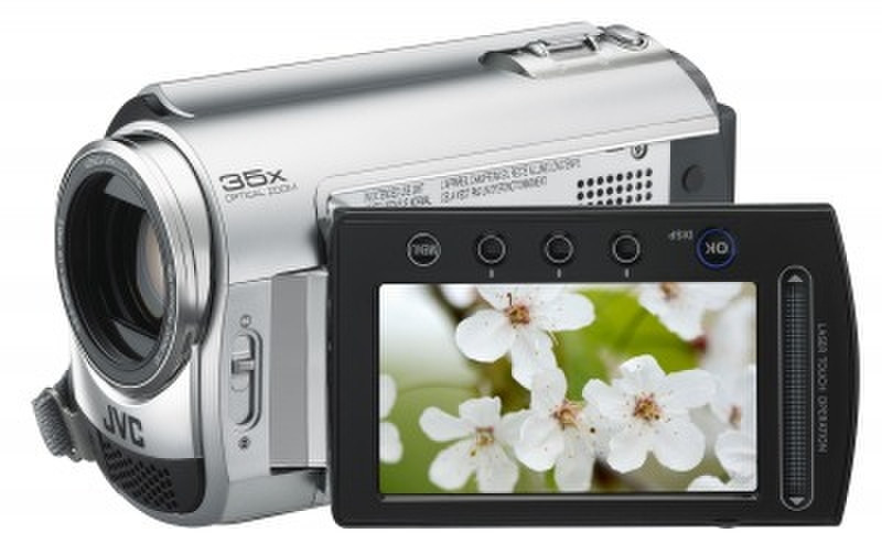 JVC GZ-MG330H HDD/micro SD Hybrid camcorder CCD Silver