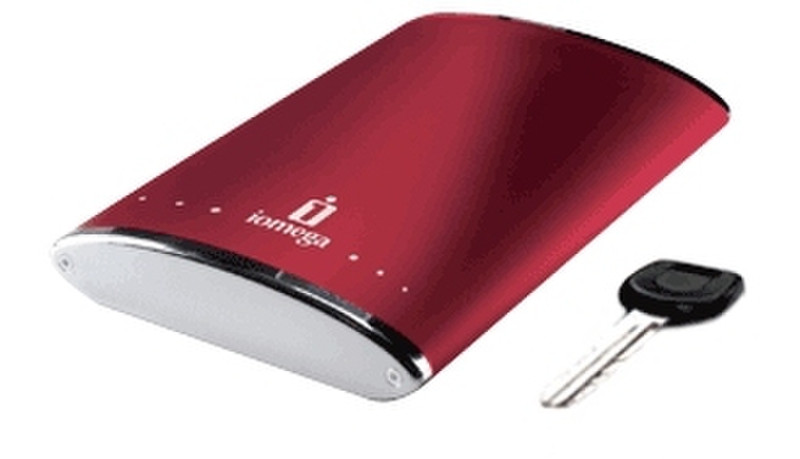 Iomega eGo Ruby Red Portable Hard Drive 250 GB 2.0 250GB Red external hard drive