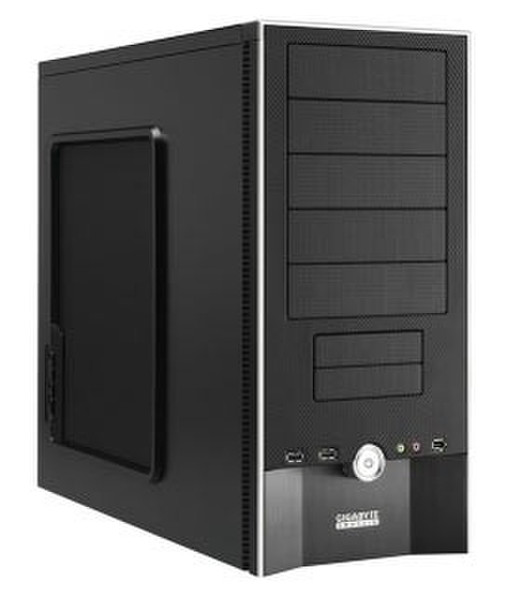 Gigabyte iSolo 210, Black Midi-Tower Schwarz Computer-Gehäuse
