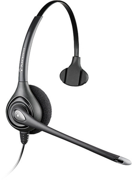 Plantronics HW251N SupraPlus Wideband Monaural Headset Monophon Schwarz Headset