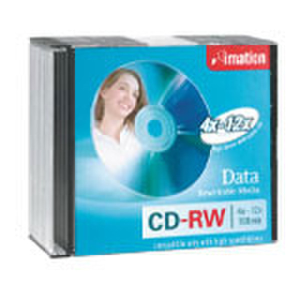 Imation CD-RW 4-12x High Speed 1pk Jewel Case CD-RW 700MB 1pc(s)