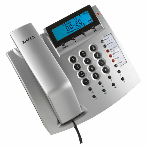 AGFEO ST 15 Silver Analogue System Phone