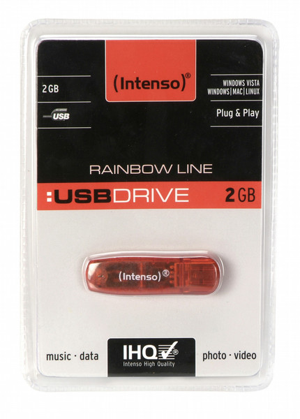 Intenso USB Drive 2.0 2GB 2ГБ карта памяти