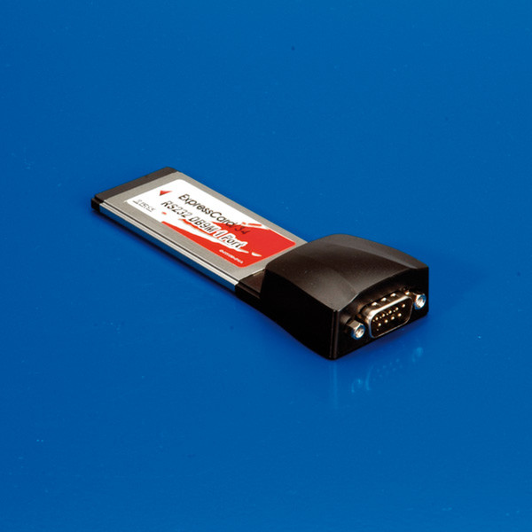 ROLINE ExpressCard/34, Seriell RS232, 1 Port Schnittstellenkarte/Adapter