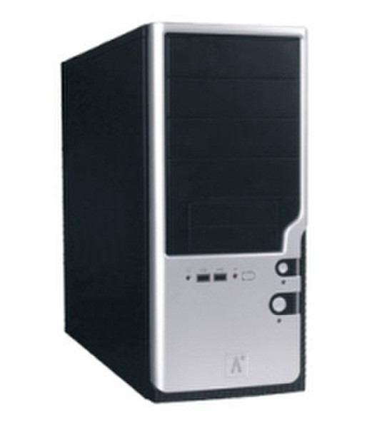 AplusCase CS-185A Midi-Tower Black,Silver computer case
