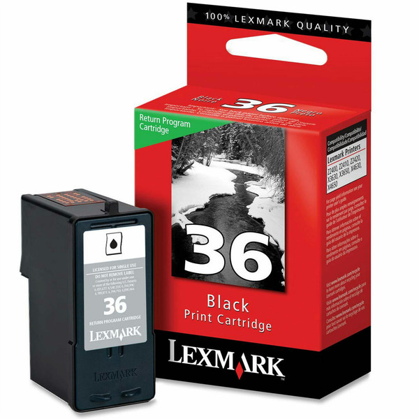 Lexmark No.36 Schwarz Tintenpatrone