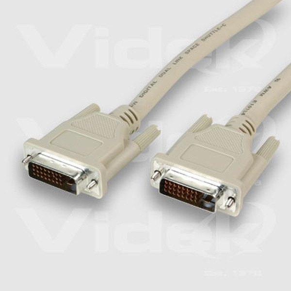 Videk DVI/D M to DVI M Single Link Digital Monitor Cable 2m 2m DVI-D DVI-D DVI cable