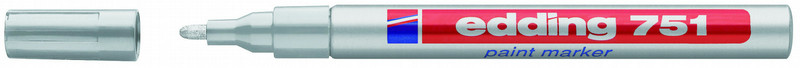 Edding 751 Paint Marker Silver (10) маркер