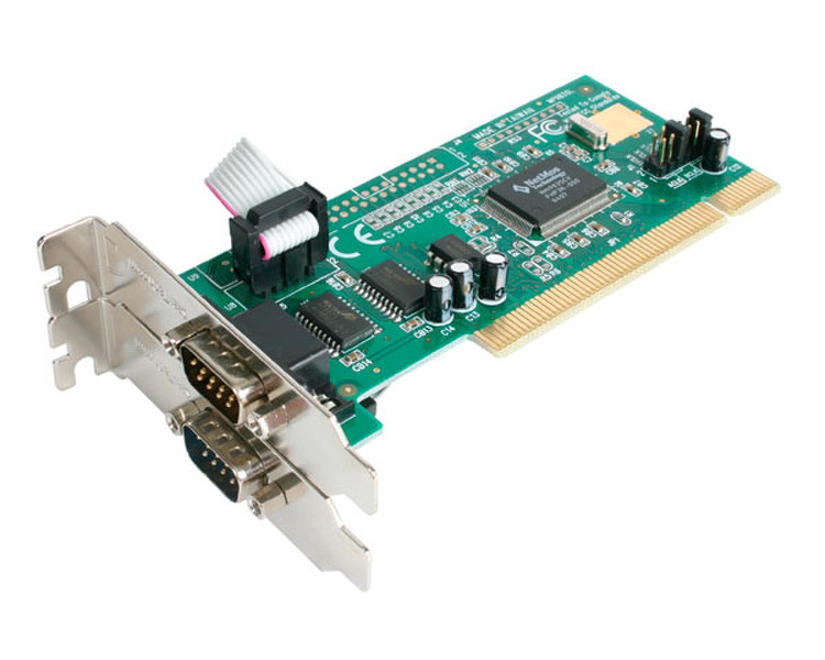 StarTech.com 2 Port PCI Low Profile RS232 Serial Adapter Card with 16550 UART