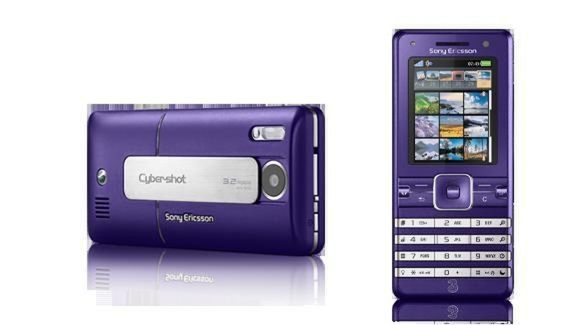 Sony K770i, Ultra Violet 95г Фиолетовый