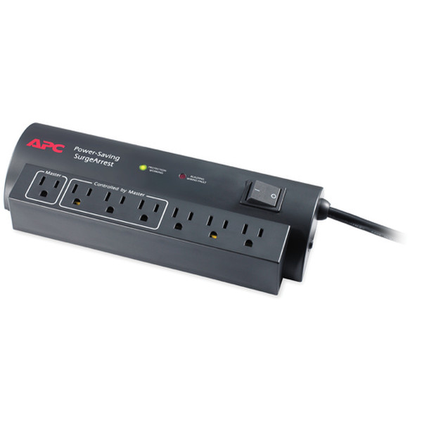 APC P7GT Power-Saving Essential SurgeArrest 7AC outlet(s) 120V Black surge protector