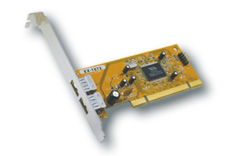 EXSYS USB 2.0 PCI card w/ 2 ports (VIA) Schnittstellenkarte/Adapter