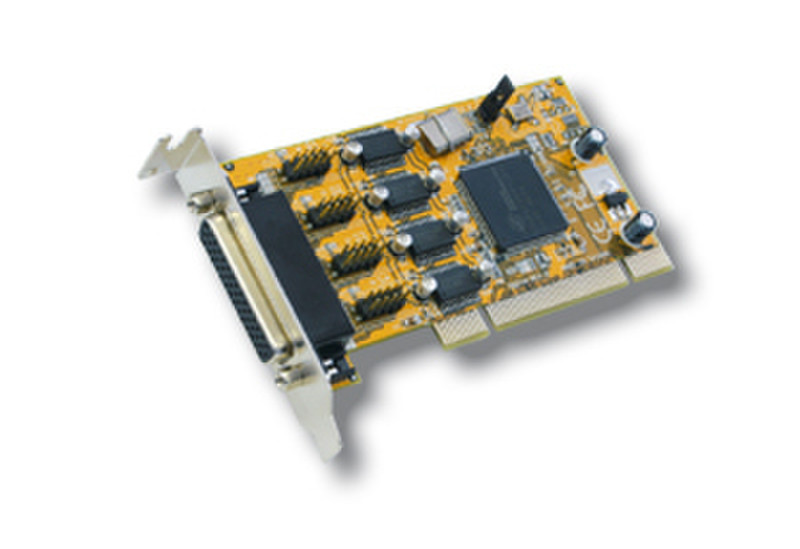 EXSYS LowProfile 4S Serial RS-232 PCI card w/ 16C950, 32-Bit interface cards/adapter