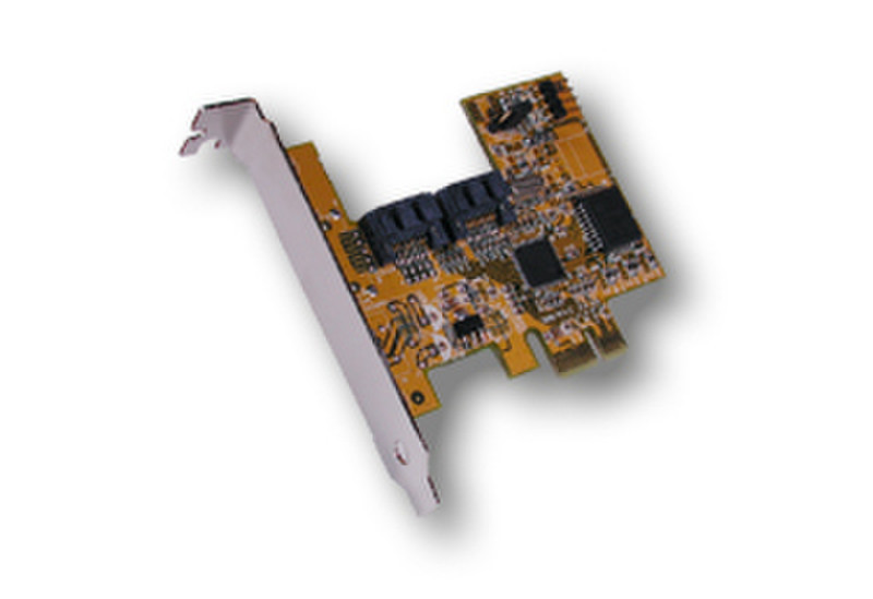 EXSYS LowProfile PCI-Express S-ATA 2 RAID 0/1 Controller, 2 port