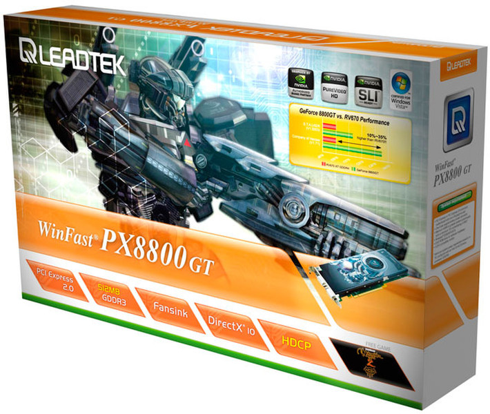 Leadtek PX8800ULTRA768MBWC GeForce 8800 Ultra GDDR3 видеокарта