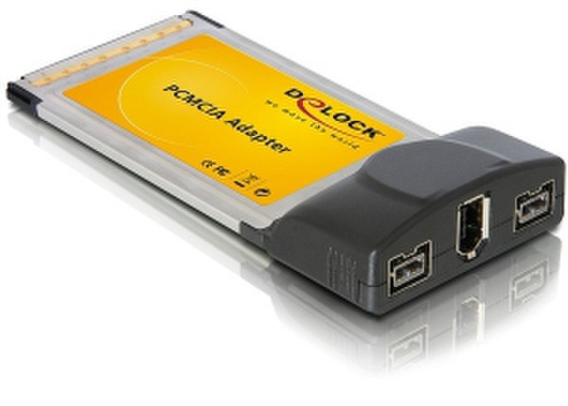 DeLOCK PCMCIA Adapter CardBus to FireWire A/B Schnittstellenkarte/Adapter