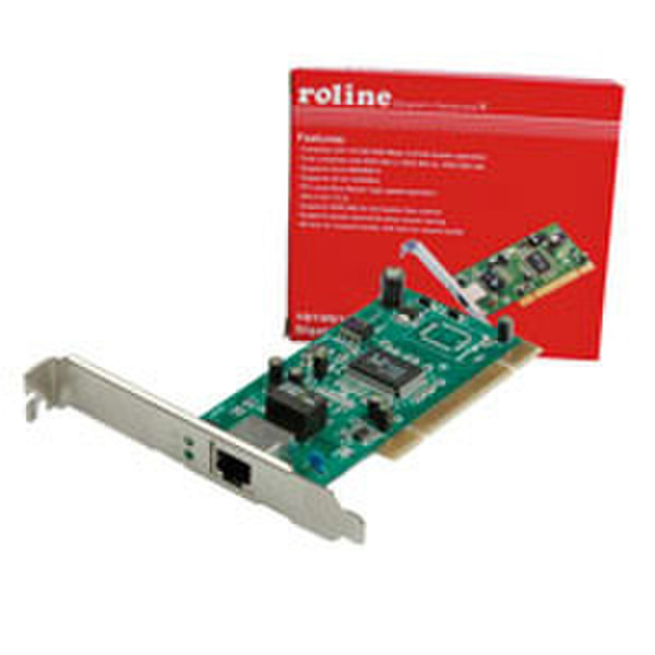 ROLINE RA-1000T32 Gigabit Ethernet PCI Card Внутренний 1000Мбит/с сетевая карта