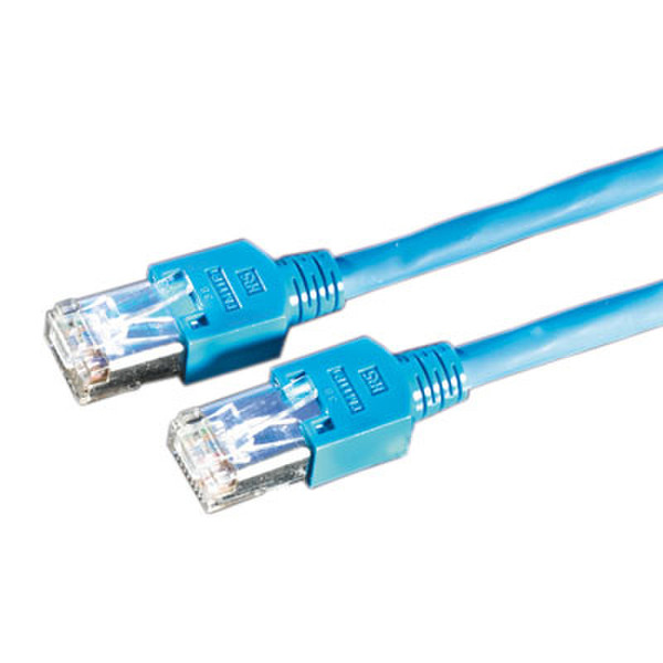 Dätwyler Cables S/UTP Patch cable Cat5e, Blue, 20m 20m Blue networking cable