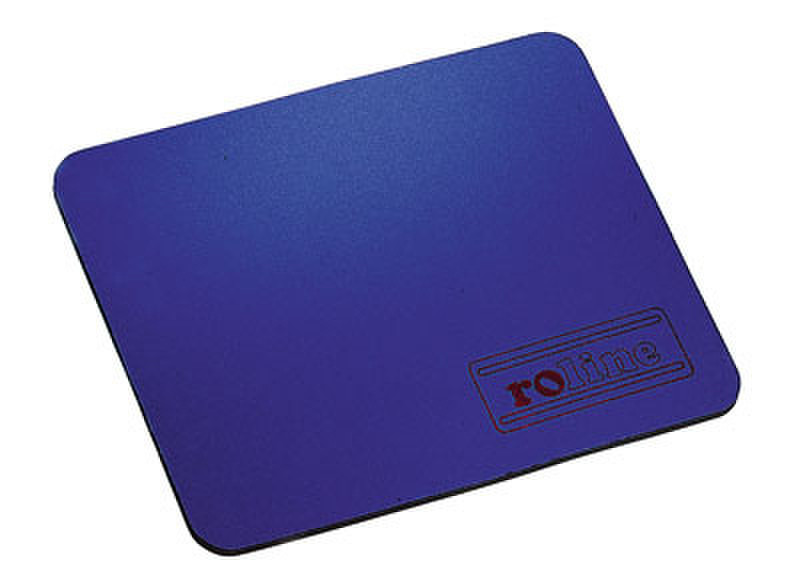 ROLINE Mouse Pad w/ Logo, Blue Blau Mauspad