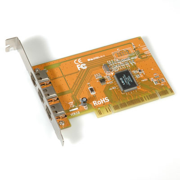 ROLINE PCI Adapter, 3x IEEE 1394a (FireWire 400) Ports