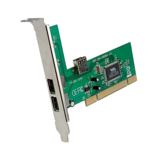 ROLINE PCI Adapter, 2+1 USB 2.0 Ports