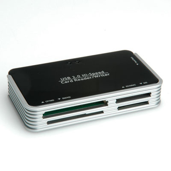 ROLINE Hi-Speed Multi Card Reader USB2.0 Черный устройство для чтения карт флэш-памяти