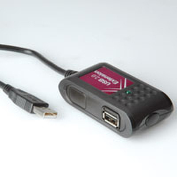 ROLINE USB Extension Cable 2-ports,5m 5м Черный кабель USB