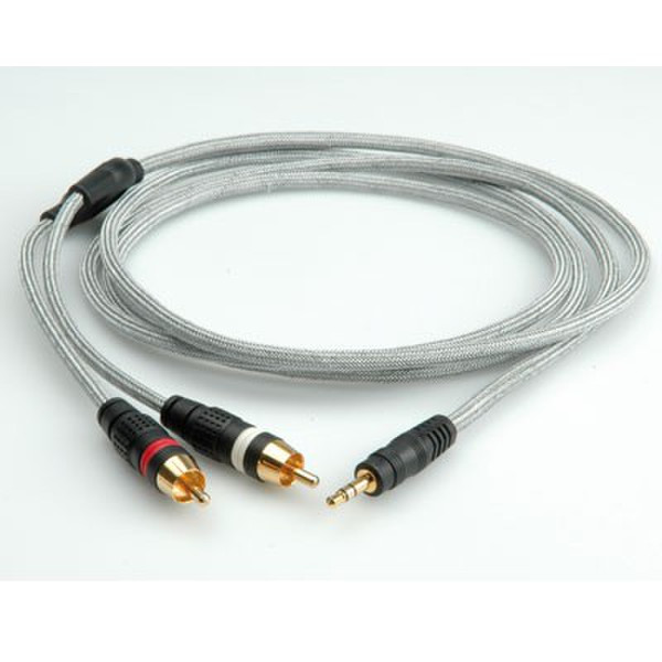ROLINE HQ Y Adapt, 3.5mm-2x3.5mm M-F, 15cm 0.15m Audio-Kabel