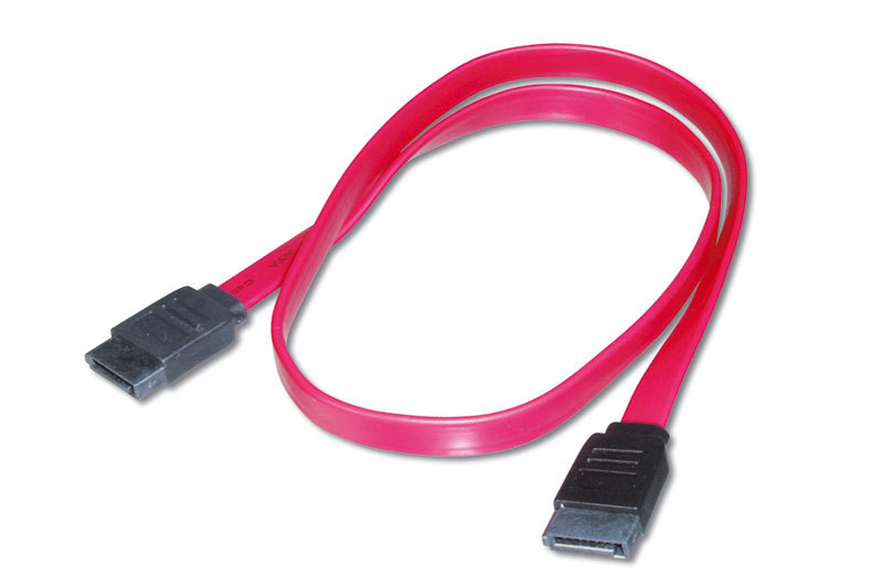 Digitus Serial ATA-150 Cable - 0.75m 0.75m Red SATA cable
