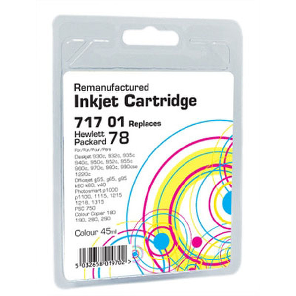 Value Farbdruckpatrone f/ HP-DeskJet 930/950/980/990 cyan,magenta,yellow ink cartridge
