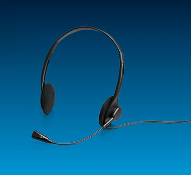 ROLINE Headphone w/ microphone Binaural Schwarz Headset