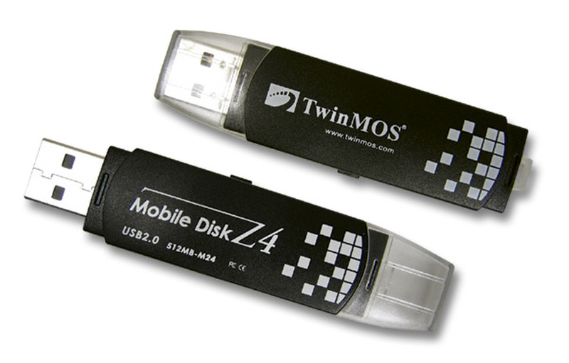 Twinmos USB2.0 Mobile Disk Z4 512Mb 0.512GB USB 2.0 Type-A USB flash drive