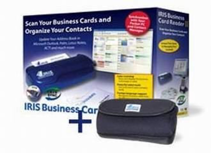 I.R.I.S. IRIS Business Card Reader II PC + Free Bag