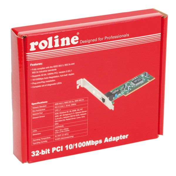 ROLINE RA-100TX, 10/100 Adapter, PCI