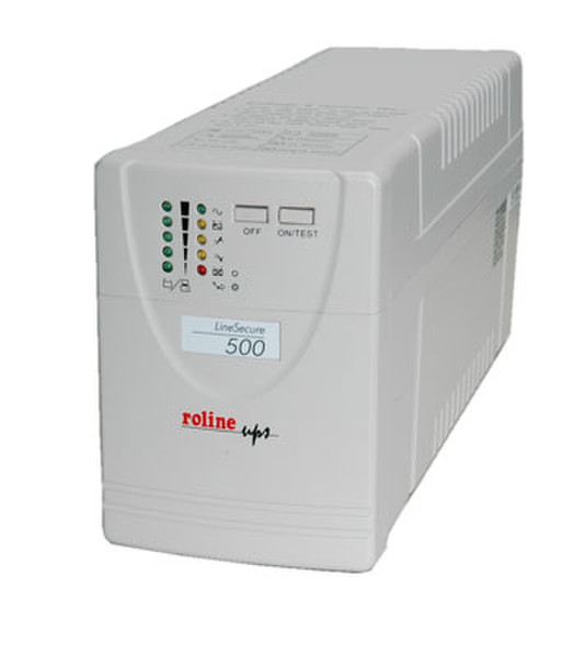 ROLINE LineSecure 700 700VA White uninterruptible power supply (UPS)
