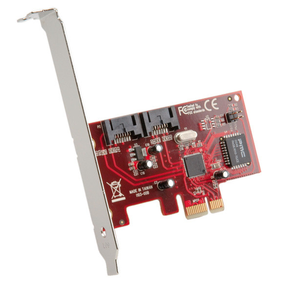 ROLINE PCI-Express Adapter, 2 internal SATA 3.0 Gbit/s Ports интерфейсная карта/адаптер