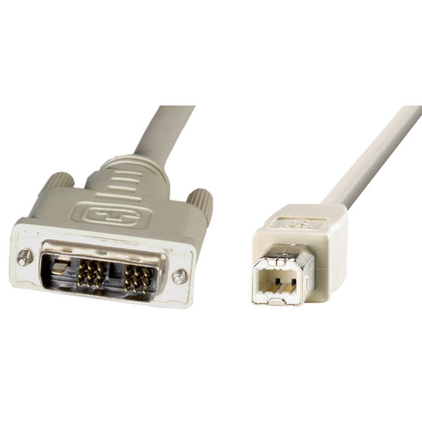 ROLINE KVM-Sternkabel DVI/DVI + USB 3,0m Tastatur/Video/Maus (KVM)-Kabel