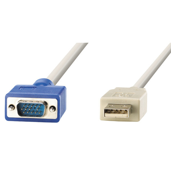 ROLINE KVM Star Cable, VGA (M / F) + USB (AM / BM) 3 m KVM cable