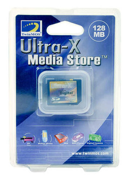 Twinmos SECURE DIGITAL CARD 128MB 0.125GB SD memory card