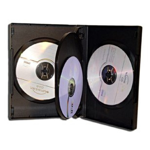 Sansun DVD empty case 4discs Black