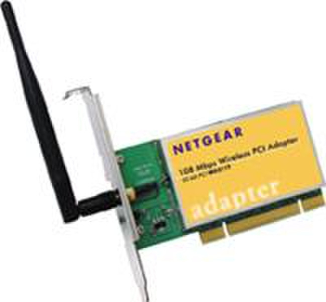 Netgear 108 Mbps Wireless PCI Adapter Internal 108Mbit/s networking card