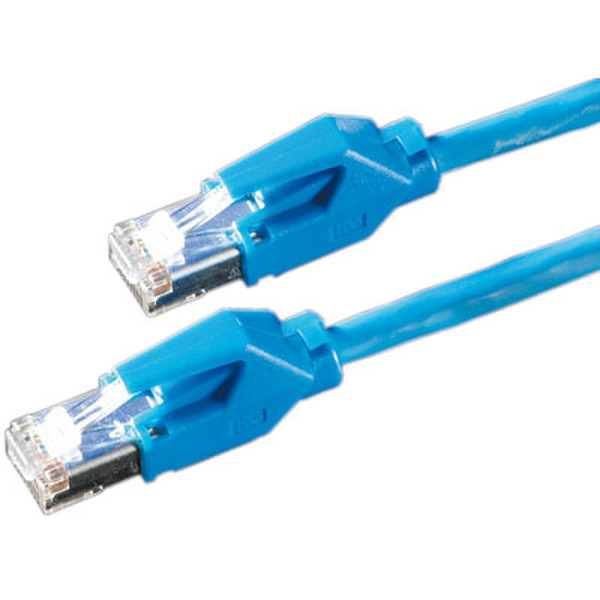 Draka Comteq HP-FTP Patch cable Cat6, Blue, 15m 15m Blue networking cable