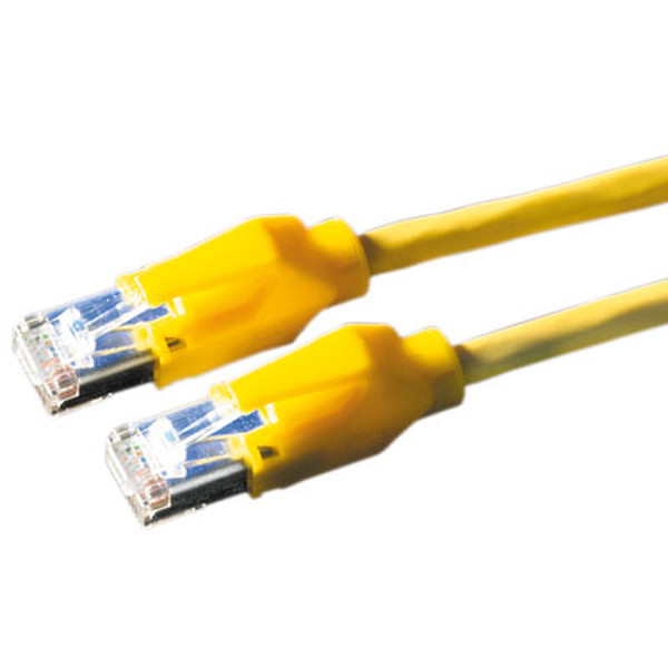 Draka Comteq HP-FTP Patch cable Cat6, Yellow, 10m 10m Yellow networking cable