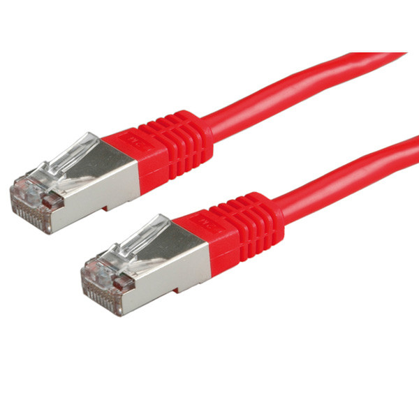ROLINE FTP Patch Cord Cat.5e, crossover, red 5 m