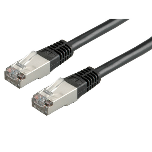 ROLINE 21.15.0155 3м Cat5e F/UTP (FTP) Черный сетевой кабель