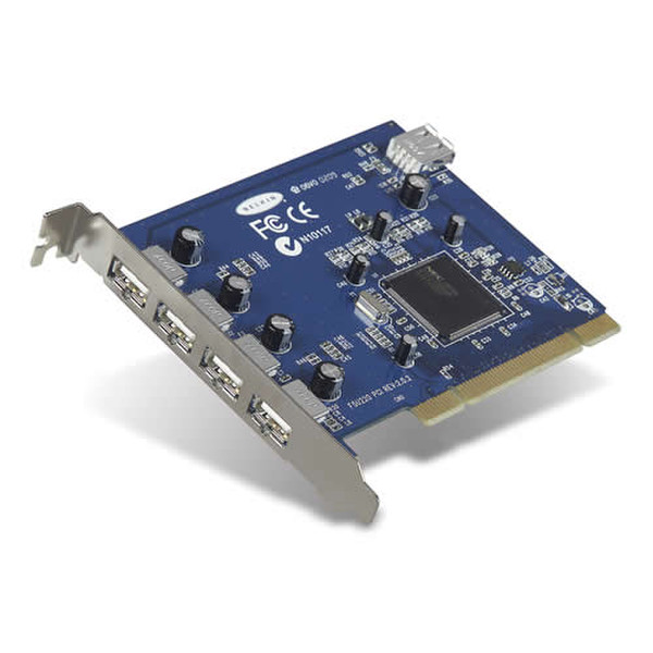 Belkin USB 2.0 5-Port PCI Card интерфейсная карта/адаптер