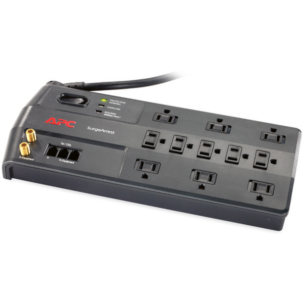 APC P11VT3 Performance SurgeArrest 11AC outlet(s) 120V Black surge protector