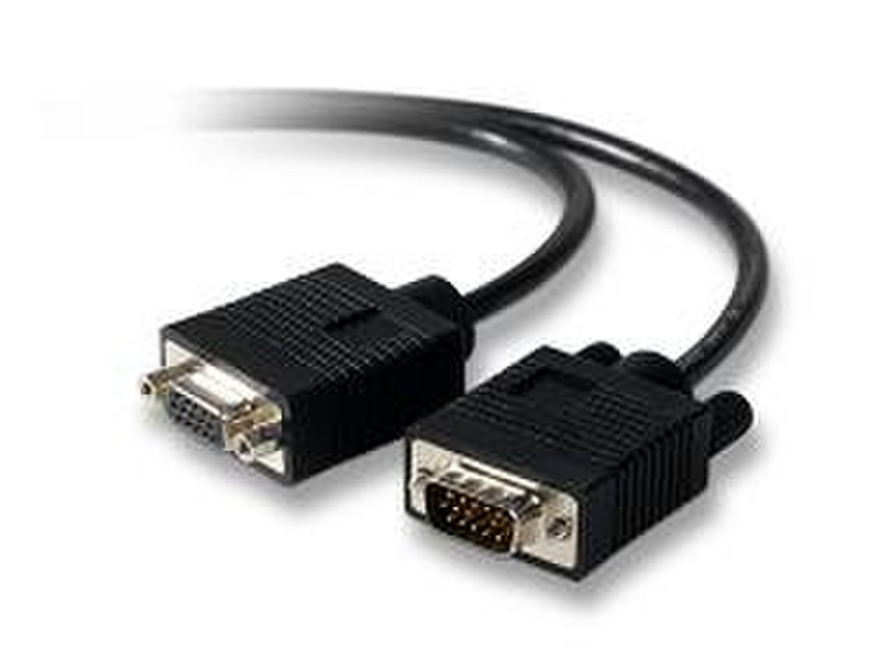 Belkin 6ft. VGA Monitor Extension Cable 1.8м VGA (D-Sub) VGA (D-Sub) Черный VGA кабель
