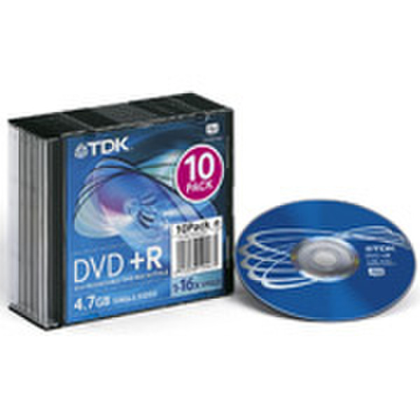 TDK DVD+R 10-pack 4.7ГБ DVD+R 10шт