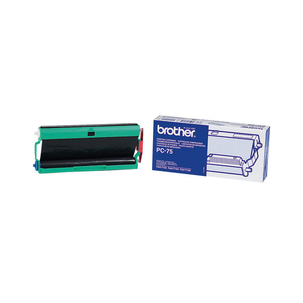 Brother PC-75 Fax cartridge + ribbon 144pages Black 1pc(s) fax supply